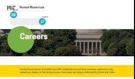 
							         Careers | Human Resources at MIT - MIT Human Resources								  
							    