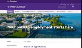 
							         Careers: Human Resources - Northwestern University								  
							    