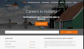 
							         Careers in holland: International recruitment and jobs in Holland								  
							    