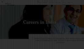
							         Careers in India | India | McKinsey & Company								  
							    