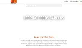 
							         Careers | Leprino Foods								  
							    