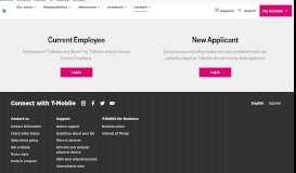 
							         Careers Login for Employees & New Applicants - T-Mobile								  
							    