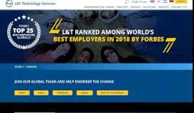 
							         Careers | L&T Technology Services | L&T India								  
							    