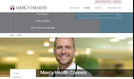 
							         Careers | Mercy Health								  
							    