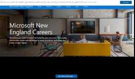 
							         Careers – Microsoft New England								  
							    