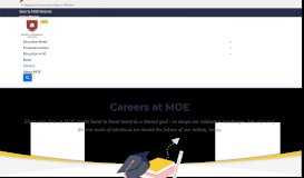 
							         Careers - MoE								  
							    