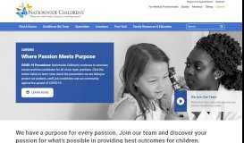 
							         Careers - Nationwide Children's Hospital								  
							    