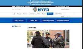 
							         Careers - NYPD - NYC.gov								  
							    