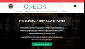 
							         Careers – Oneida Indian Nation								  
							    
