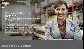 
							         Careers - Oshkosh Defense								  
							    