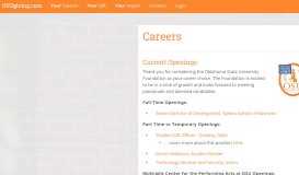 
							         Careers / OSUgiving.com - OSU Foundation								  
							    