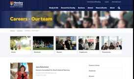 
							         Careers - Our team | Henley Business School								  
							    