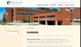 
							         Careers - Passavant Area Hospital								  
							    