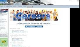 
							         Careers Portal | Monroe County, NY								  
							    