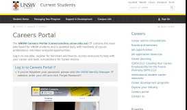 
							         Careers Portal | UNSW Current Students								  
							    