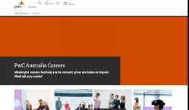 
							         Careers | PwC Australia								  
							    