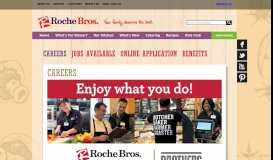 
							         Careers « Roche Bros. Supermarkets								  
							    