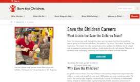 
							         Careers | Save the Children								  
							    