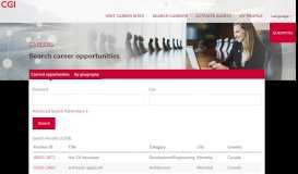 
							         Careers - Search career opportunities | CGI.com								  
							    