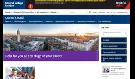 
							         Careers Service | Administration and support services | Imperial ...								  
							    