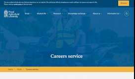 
							         Careers service | Royal Agricultural University								  
							    