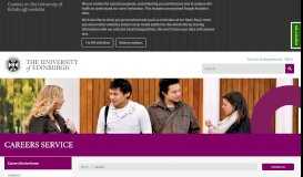 
							         Careers Service | The University of Edinburgh								  
							    