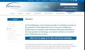 
							         Careers | St. Paul Radiology								  
							    