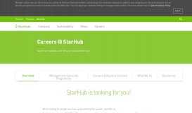 
							         Careers @ StarHub | We are StarHub | StarHub								  
							    