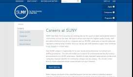 
							         Careers - SUNY								  
							    