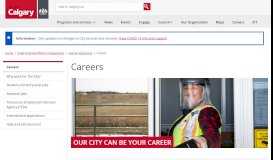 
							         Careers - The City of Calgary								  
							    
