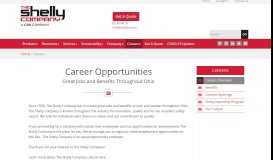 
							         Careers - The Shelly Company								  
							    