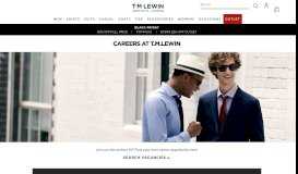 
							         Careers | T.M.Lewin								  
							    