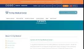 
							         Careers | Tri-City Medical Center								  
							    