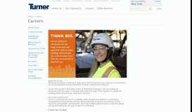 
							         Careers | Turner Construction Company								  
							    