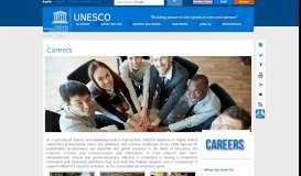 
							         Careers - Unesco								  
							    