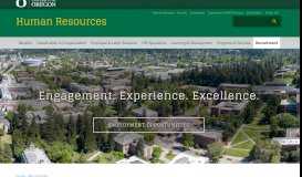 
							         Careers @ UO - Human Resources - University of Oregon								  
							    