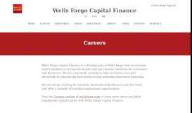 
							         Careers - Wells Fargo Capital Finance								  
							    