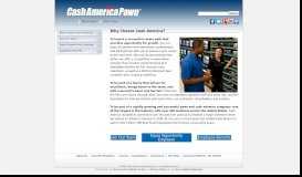 
							         Careers - Why Choose Cash America - Cash America International								  
							    