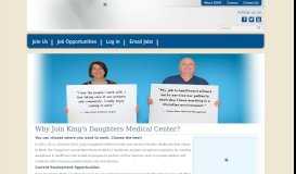 
							         Careers with King's Daughters Medical Center								  
							    