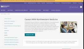 
							         Careers with Northwestern Medicine | Northwestern Medicine								  
							    