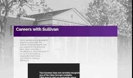 
							         Careers with Sullivan | Career Services | Sullivan University								  
							    
