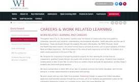 
							         Careers & Work Related Learning - Woolmer Hill School								  
							    