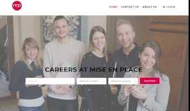 
							         Careers | Working at Mise en Place | Hospitality Staffing Agency								  
							    