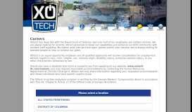 
							         Careers - XOtech, LLC								  
							    