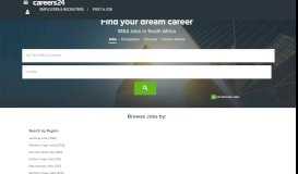 
							         Careers24 | Find & Apply For Jobs & Vacancies Online								  
							    