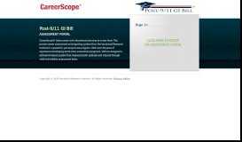 
							         CareerScope Assessment Portal								  
							    