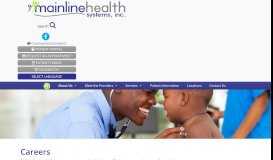
							         Careers/Current Job Opportunities | Mainline Health Systems								  
							    