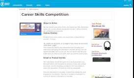 
							         CareerSkills Competition, Entry Details - CareersPortal.ie								  
							    