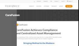 
							         CareFusion | Perforce								  
							    