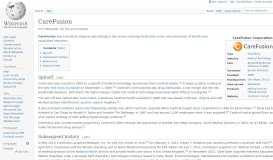 
							         CareFusion - Wikipedia								  
							    
